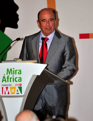 El presidente del Banco Santander, Emilio Botín