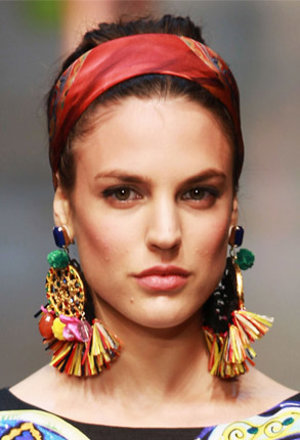 Modelo de Dolce&Gabbana. Fotos: Europa Press