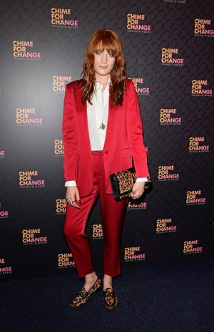 Florence Welch fue la que puso el toque de color a la gala