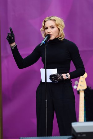 Madonna mucho más sencilla que sus compañeras