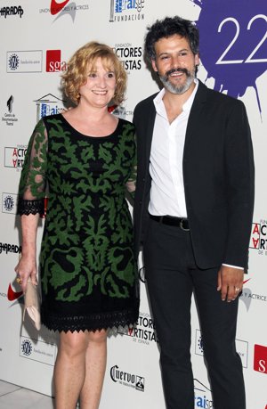 Ana Wagener junto a su pareja, el actor Roberto Enríquez