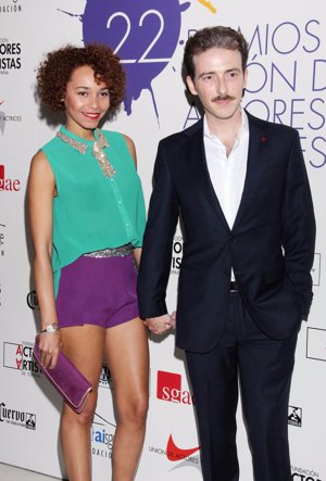 Víctor Clavijo, con su novia Montse Pla