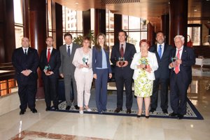 EP: Doña Letizia junto a los galardonados