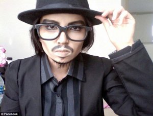 Johnny Depp interpretada por Promise Tepang Phan FOTOS: FACEBOOK