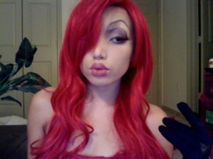 Promise Tepang Phan como Jessica Rabbit FOTOS: FACEBOOK