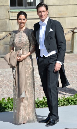 Luis Medina el único español de la boda FOTOS:GETTY