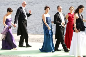 Los invitados llegan al barco FOTOS:GETYY