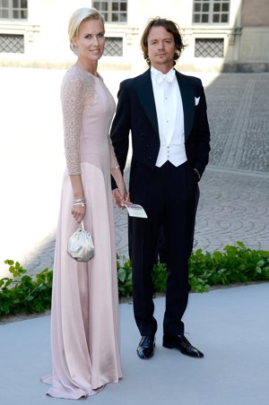 Unos invitados de la boda de Magdalena de Suecia FOTOS:GETTY