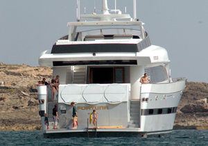 La Familia Real en el que fue su barco, Fortuny