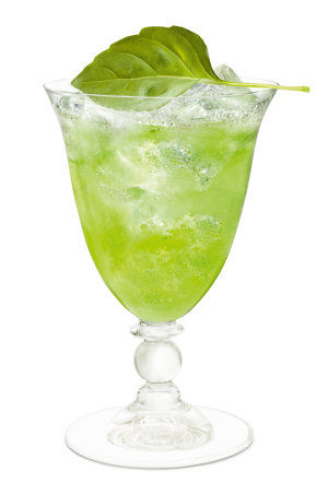 Cointreau Fizz de Pepino y Albahaca