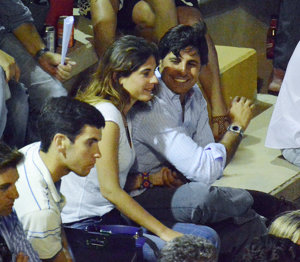 Francisco Rivera Ordóñez y Lourdes Montes, muy acaramelados