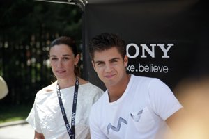 Raquel Sánchez Silva junto al actor Maxi Iglesias