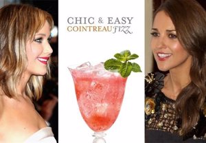 Paula Echevarría y Jennifer Lawrence, son las perfectas para representar el Cointreau Fizz strawberry mint