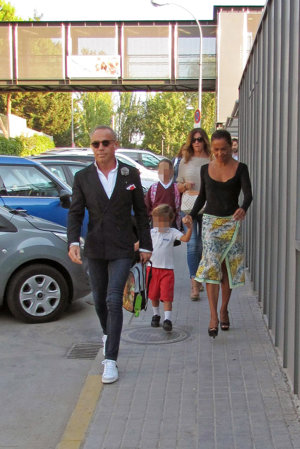 El arquitecto Joaquín Torres con su pequeñín