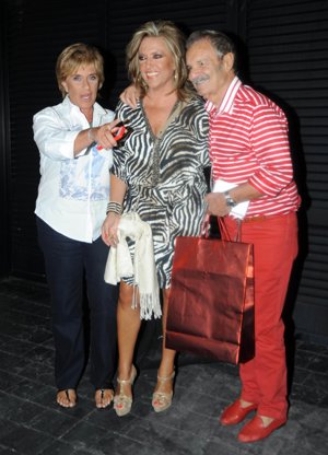 Lydia Lozano, Chelo García Cortés y Jesús Mariñas