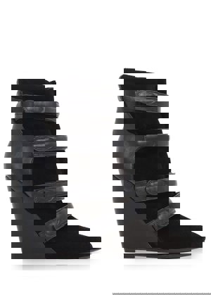 Mango combinado de ante y efecto piel