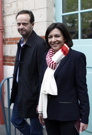 Anne Hidalgo y su esposo Jean-Marc Germain