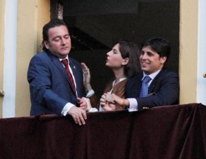 Fran Rivera y su esposa Lourdes Montes