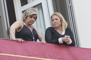 Terelu estuvo acompañada por amigos y por su familia