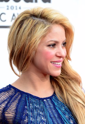 Shakira radiante de felicidad