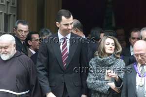 Letizia visitó como futura mujer del Príncipe, Jesús de Medinaceli