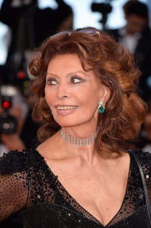 Sophia Loren, espléndida con gargantilla