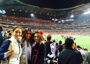 Isabel Preysler disfrutó de la final de la Champions junto a sus hijas madridistas, Ana Boyer y Tamara Falcó