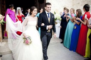 Nacho y María, deslumbrantes en su boda