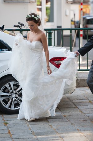 Andrea Wolf, espléndida en su boda con Juan Zorreguieta