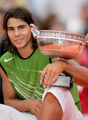 Un Rafa Nadal de 19 años derrotaba a Federer