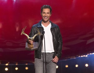 Matthew McConaughey elegido hombre del año