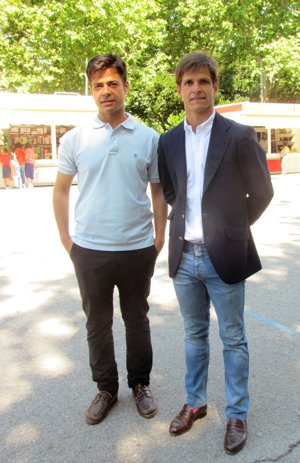 El Juli y su hermano Ignacio López en la Feria del Libro