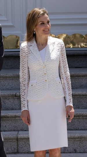 Una Letizia muy feliz