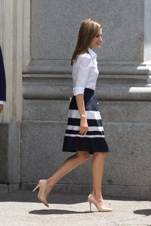 Los zapatos nude, su mejor baza