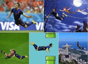 Van Persie, otra de las estrellas del España-Holanda del Mundial de Brasil