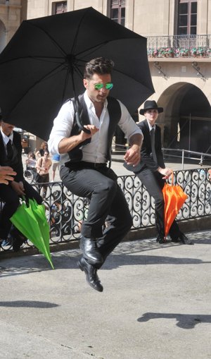 La coreografía de de Bustamante fue tan enérgica como siempre