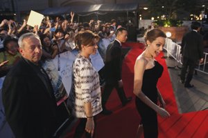 La actriz mostró una actitud divertida y cercana con sus fans japoneses