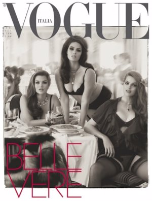 Portada Vogue Italia con Candice Huffine