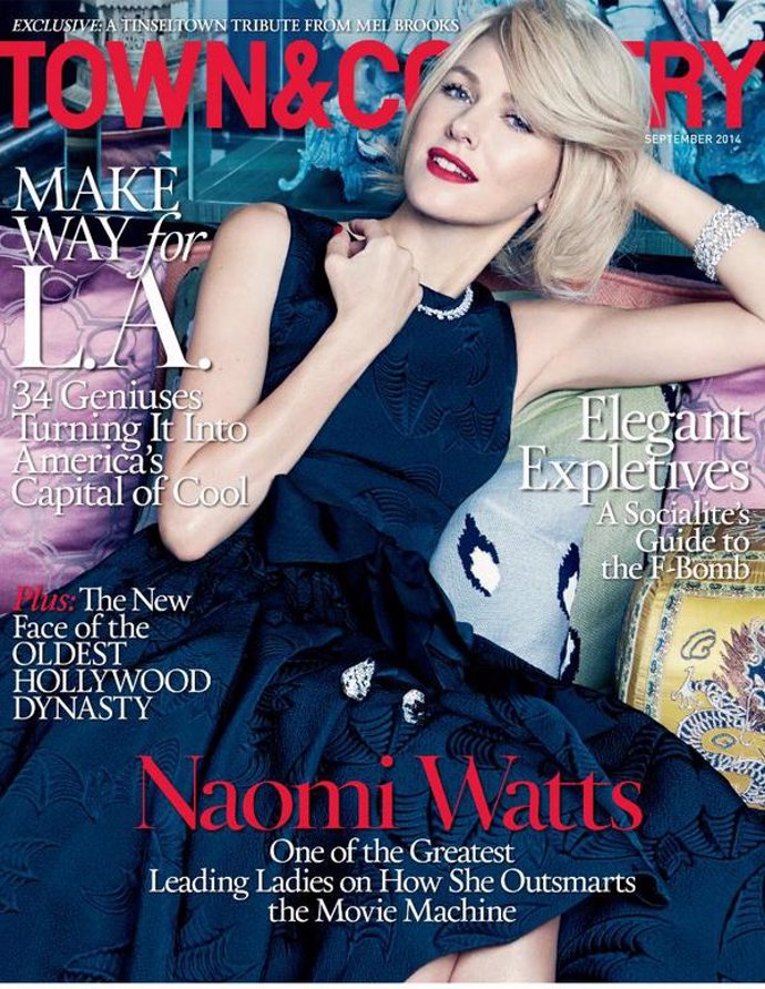 Portada Town & Country Naomi Watts