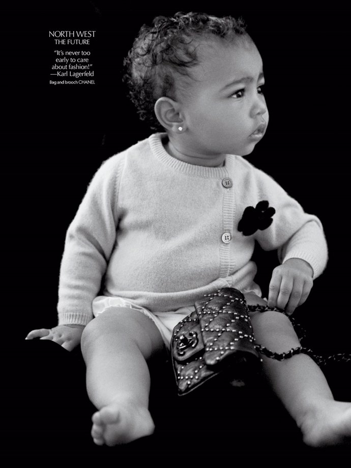 Debut de North West como modelo