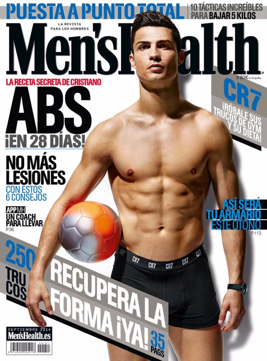 Portada Men's Health Cristiano Ronaldo 