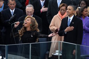 La cantante ha amenizado la toma de cargo de Barack Obama