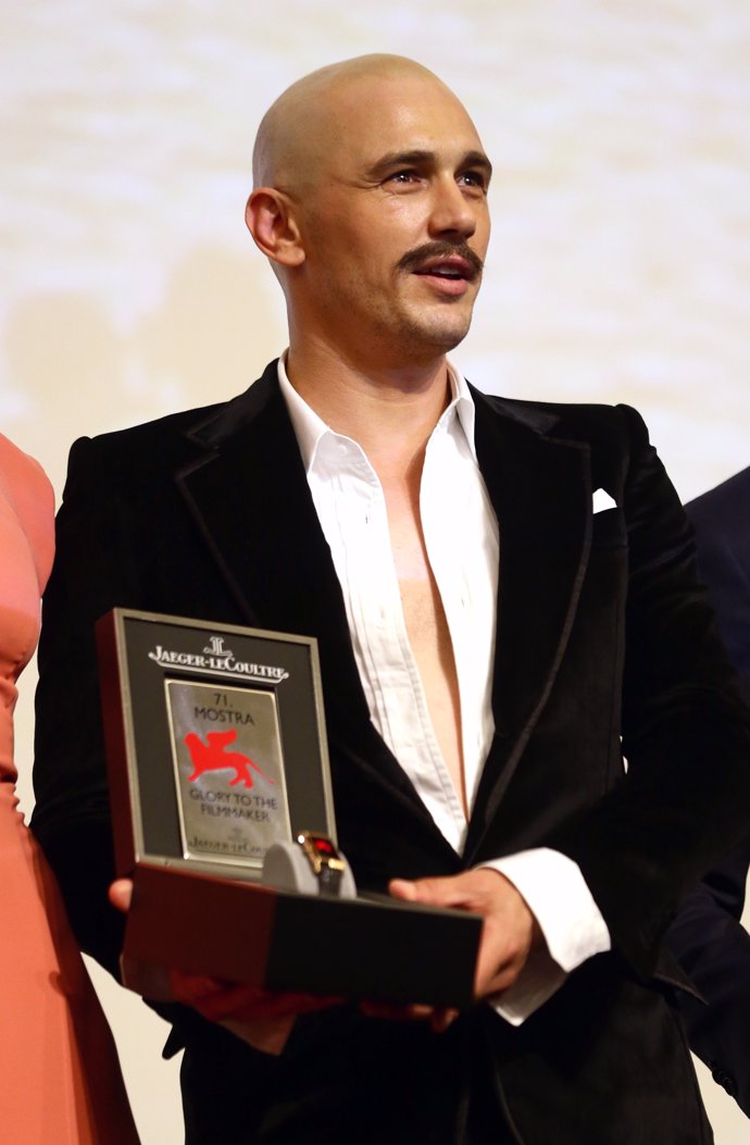 James Franco recibe premio calvo