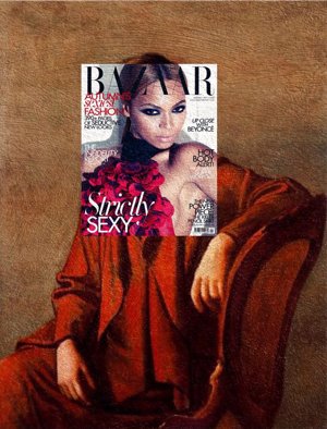 Beyoncé Knowles, Harper’s Bazaar Rep. Checa Octubre 2011 con Olga de Pablo Picasso