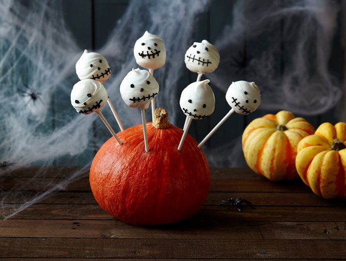 Fantasmas cake pops