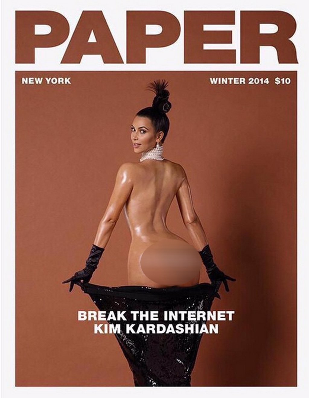 Kim Kardashian incendia internet con la imagen de su gran trasero