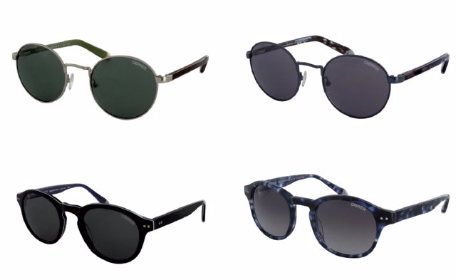 Modelos de cuatro gafas de sol de cremieux. Gafas redondas a lo John Lennon vuelven a tomar con fuerza la calle