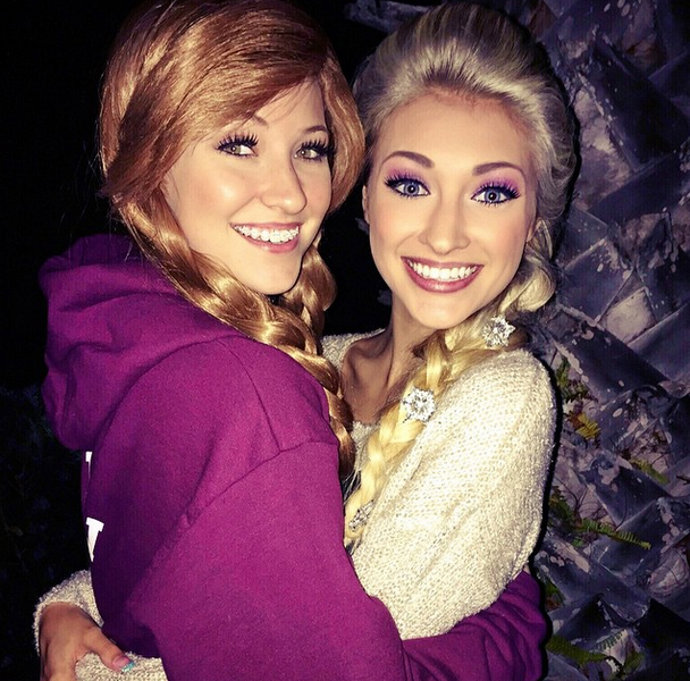 Increíble parecido de dos jóvenes estadounidenses con los personajes Anna y Elsa de Frozen (Disney)