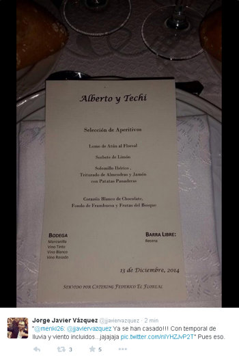 menu boda alberto y techi