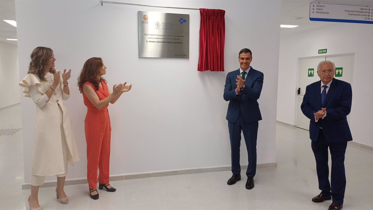 Sánchez inaugura el nuevo Hospital de Melilla: "Hoy saldamos una deuda histórica con esta ciudad única en España"